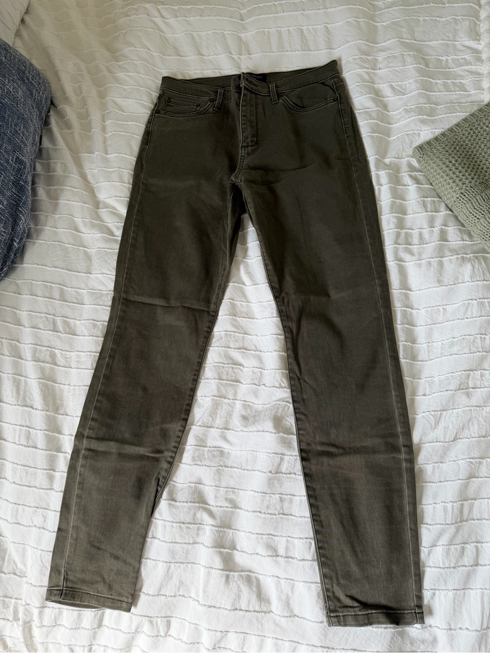 Banana Republic Olive Skinny Jeans